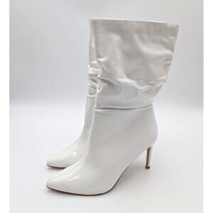 Chinese Laundry Ellie Slouch Pointed Toe Boots Women's Bone Size US8M EU38.5